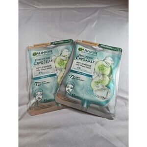 2 Pack Garnier Hyaluronic Cryo Jelly Tissue Mask 27g (0.95 oz)